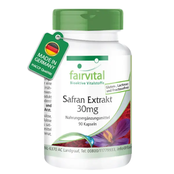 Saffraan extract 30mg - 90 capsules